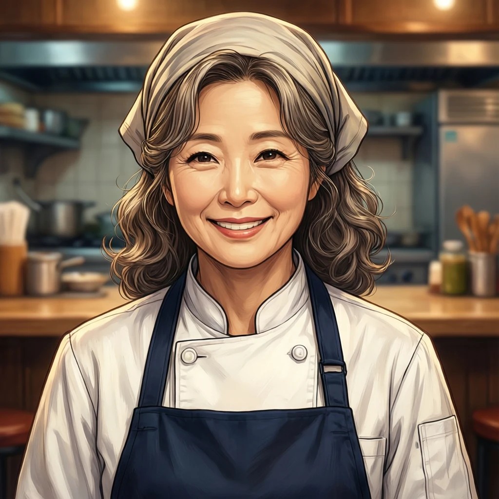 GIST 앞 예시식당 가게 AI 얼굴