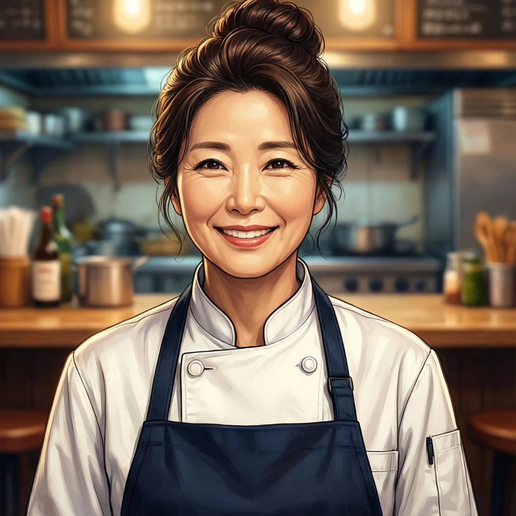 아주대 앞 예시식당 가게 AI 얼굴