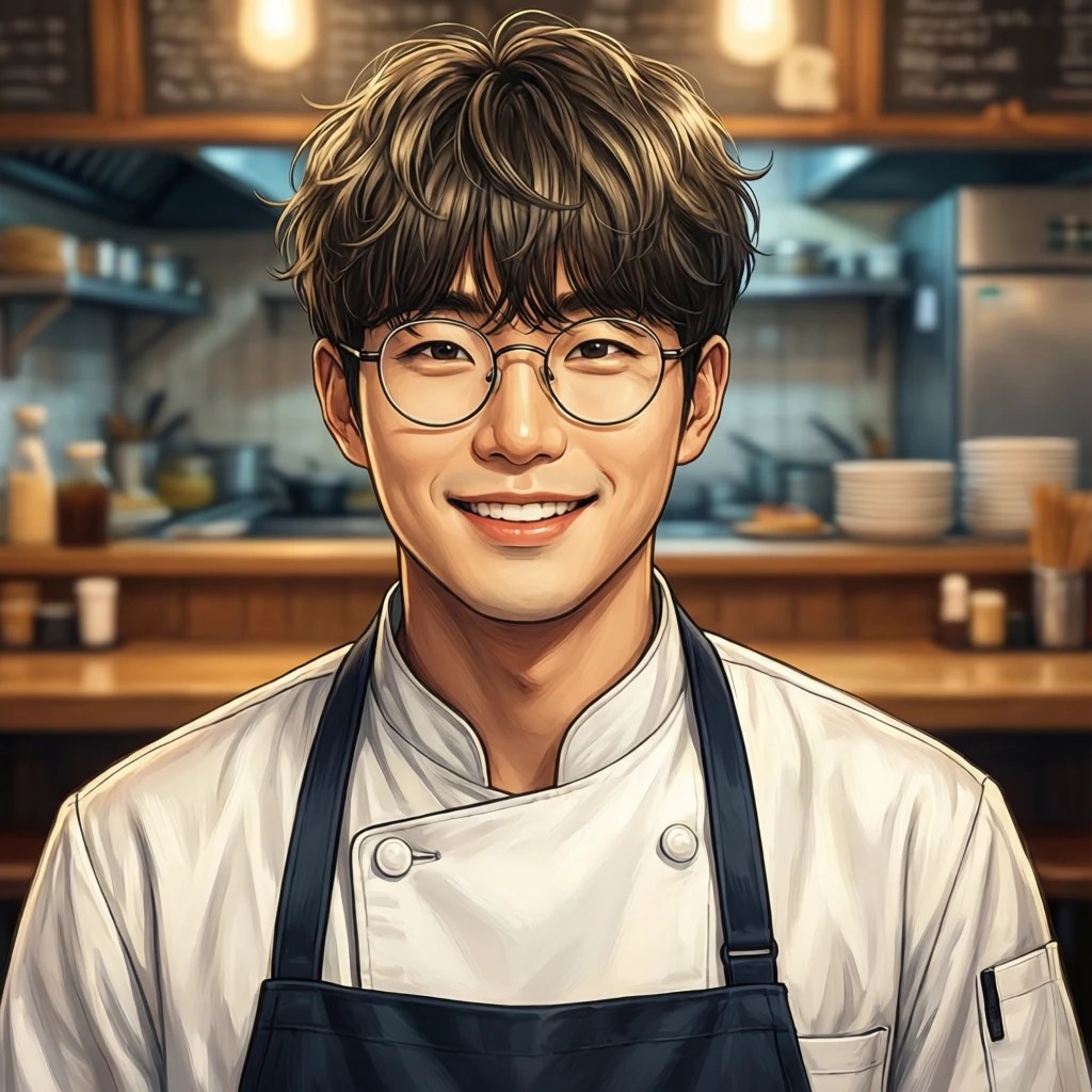 목원대 앞 예시식당 가게 AI 얼굴