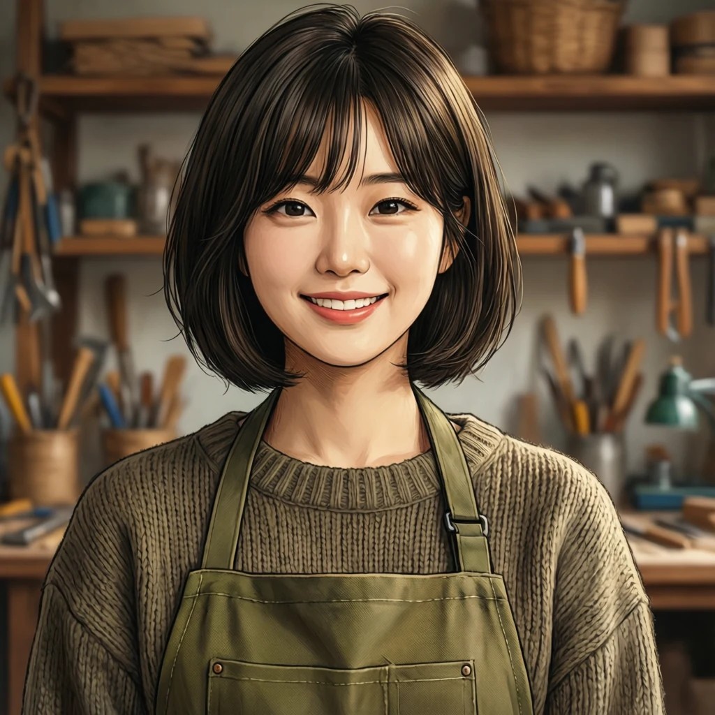 가톨릭대 앞 예시공방 가게 AI 얼굴