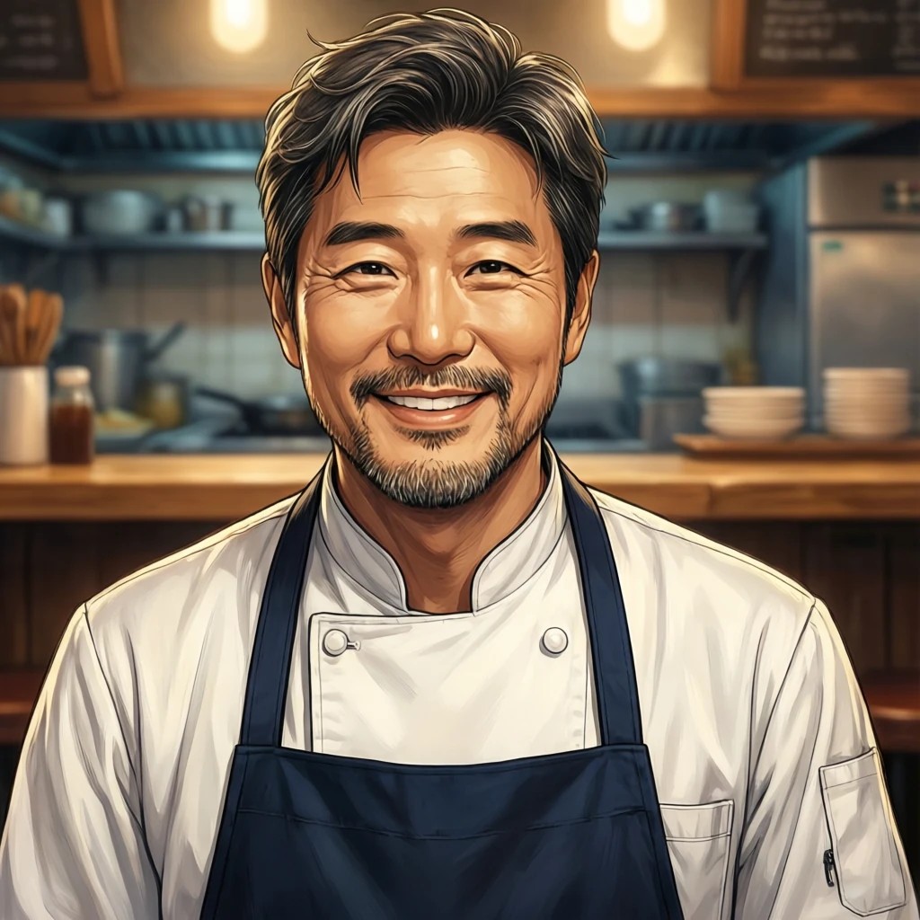 부산대 앞 예시식당 가게 AI 얼굴