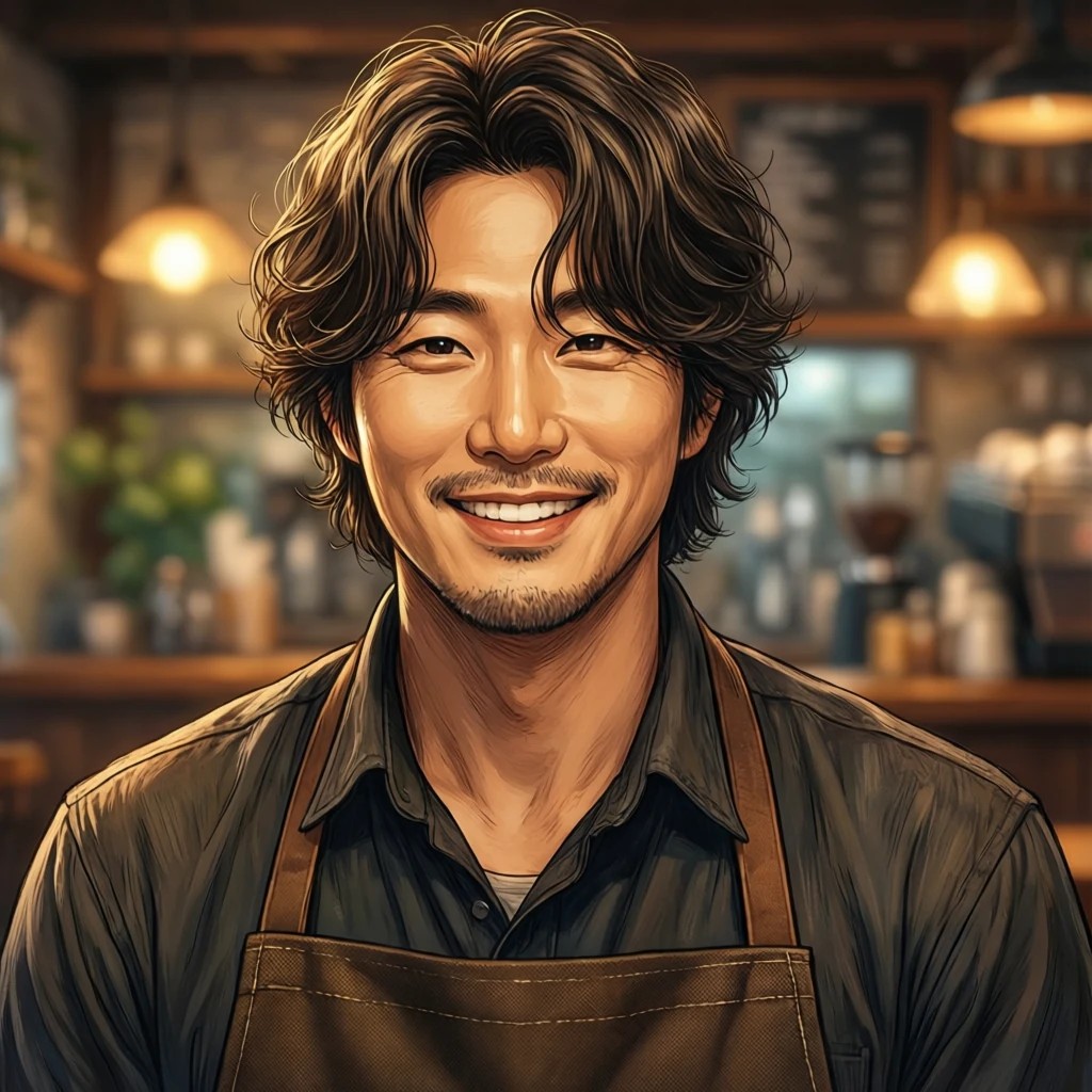 DGIST 앞 예시카페 가게 AI 얼굴