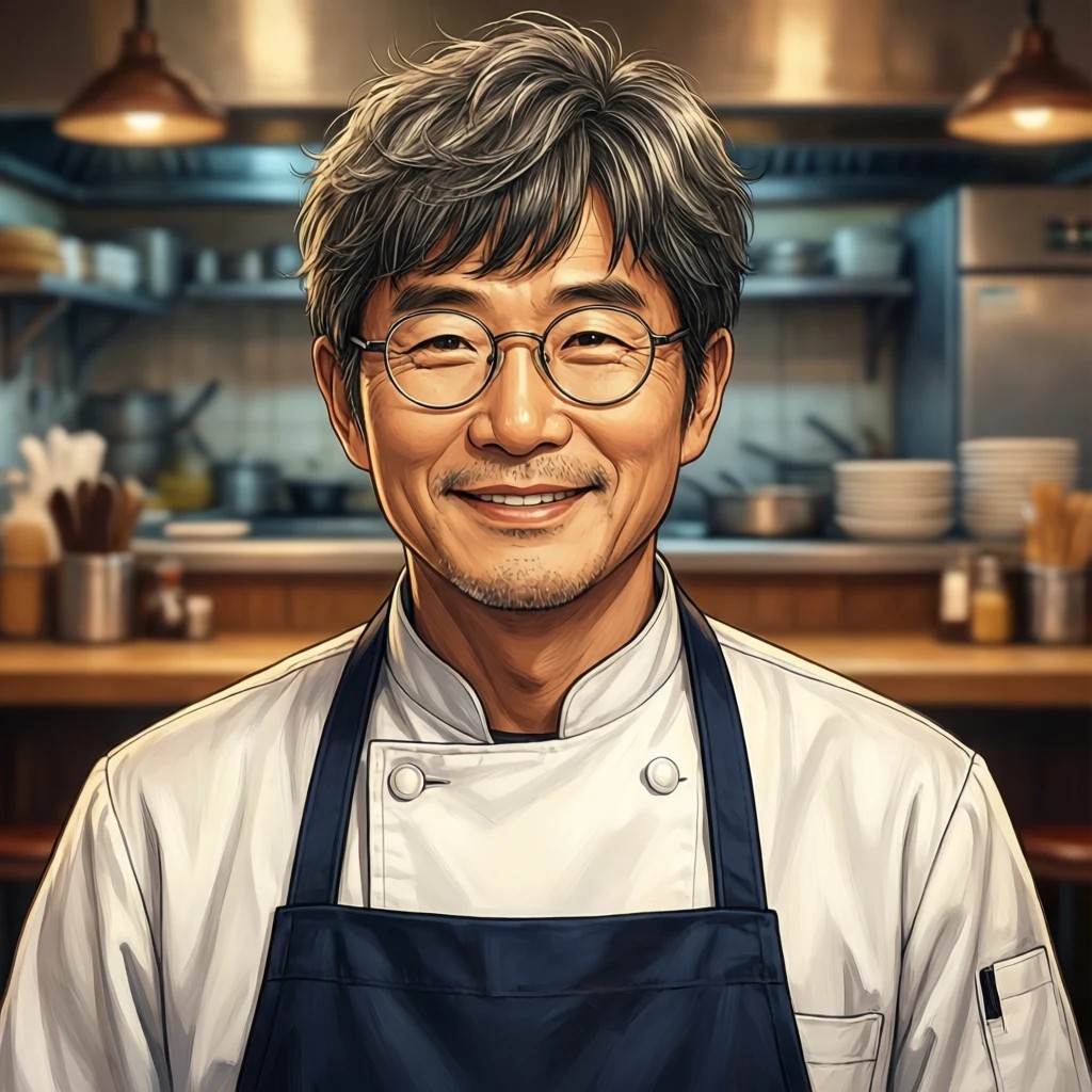 전북대 앞 예시식당 가게 AI 얼굴