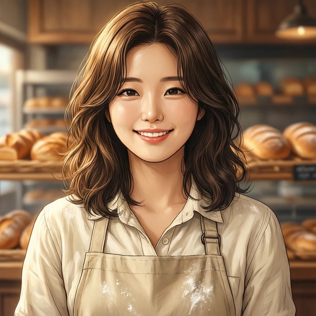 예시빵집 가게 AI 얼굴