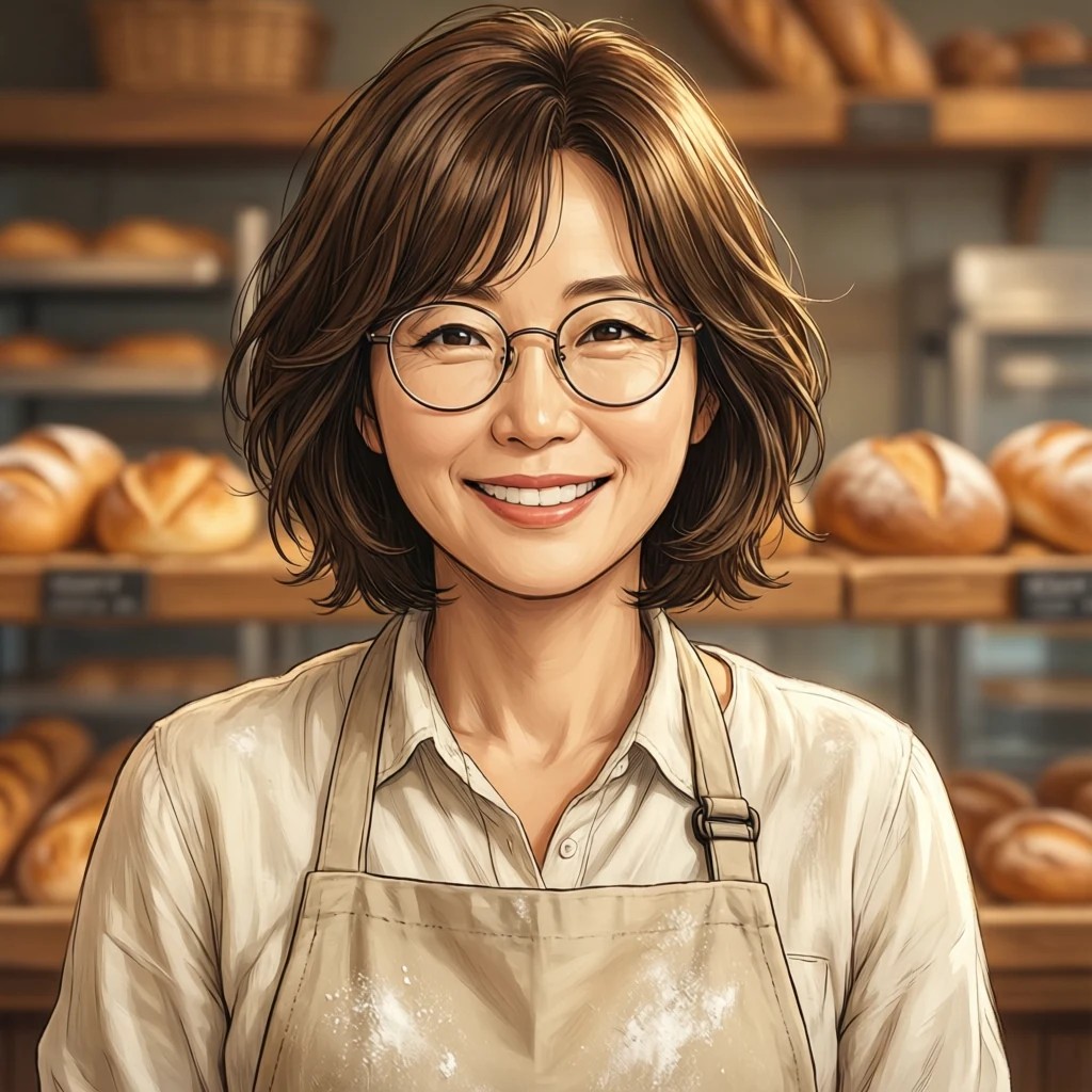 경희대 앞 예시빵집 가게 AI 얼굴