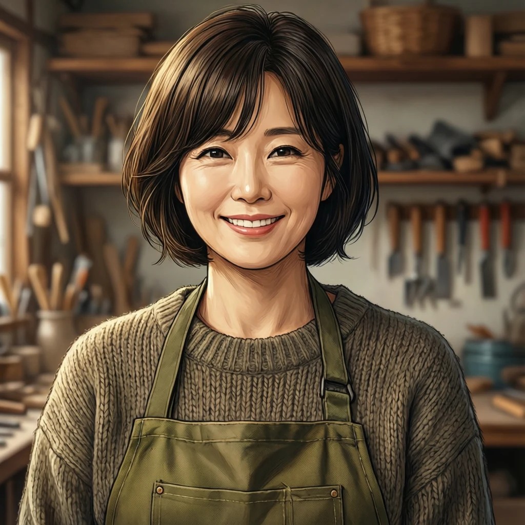 울산대 앞 예시공방 가게 AI 얼굴