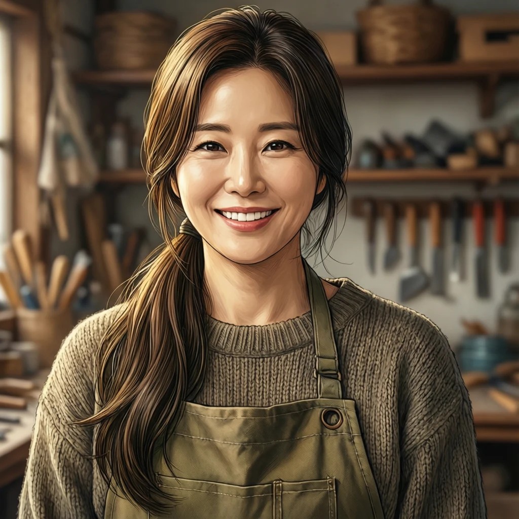 금오공대 앞 예시공방 가게 AI 얼굴