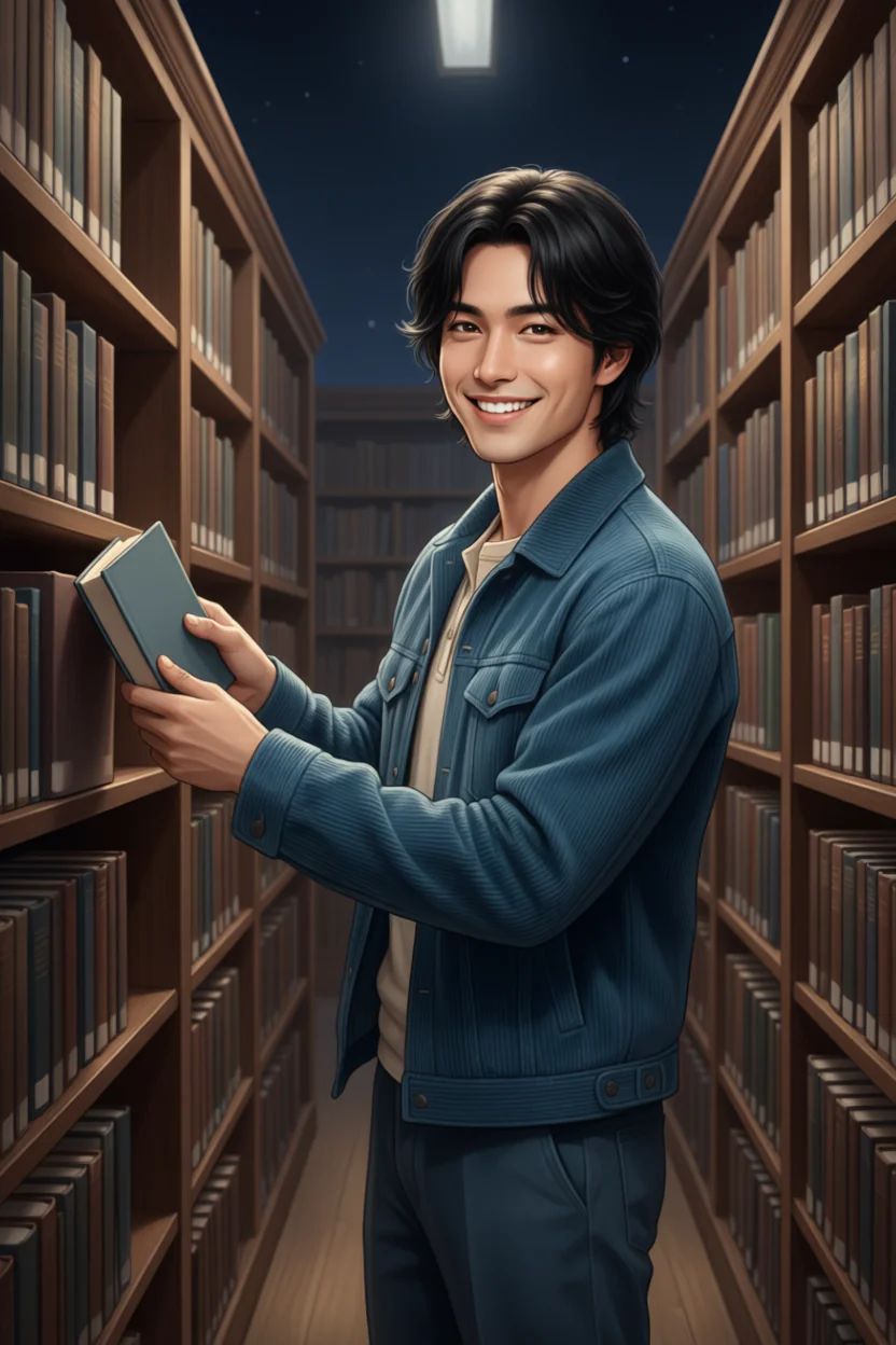 부산대 태빈 조교 — 밤 · 도서관